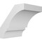 Ekena Millwork 3 1/2-in. W x 44-in. D x 44-in. H Balboa Architectural Grade PVC Knee Brace BRCP035X44X44BOA - alternate 1